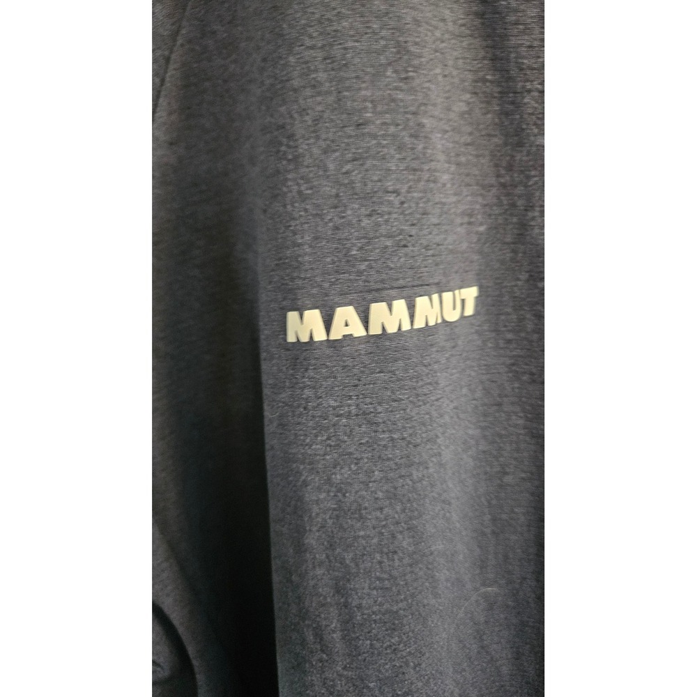 NWOT Mammut Mens Performance T-Shirt Navy Blue Heathered Raglan Short Sleeve 3XL